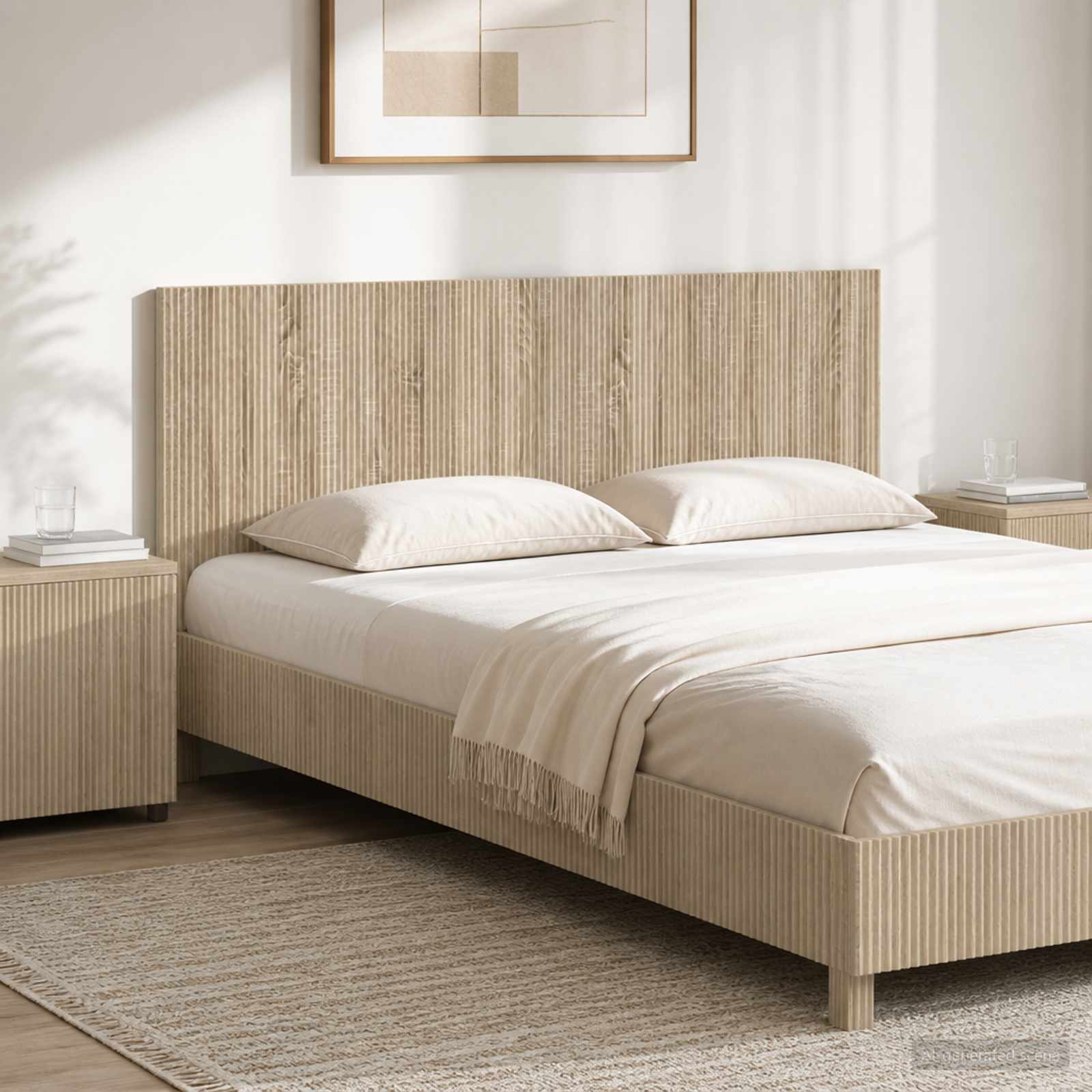 Wall-Mounted Headboard ARNHEM Sonoma Oak Engineered Wood