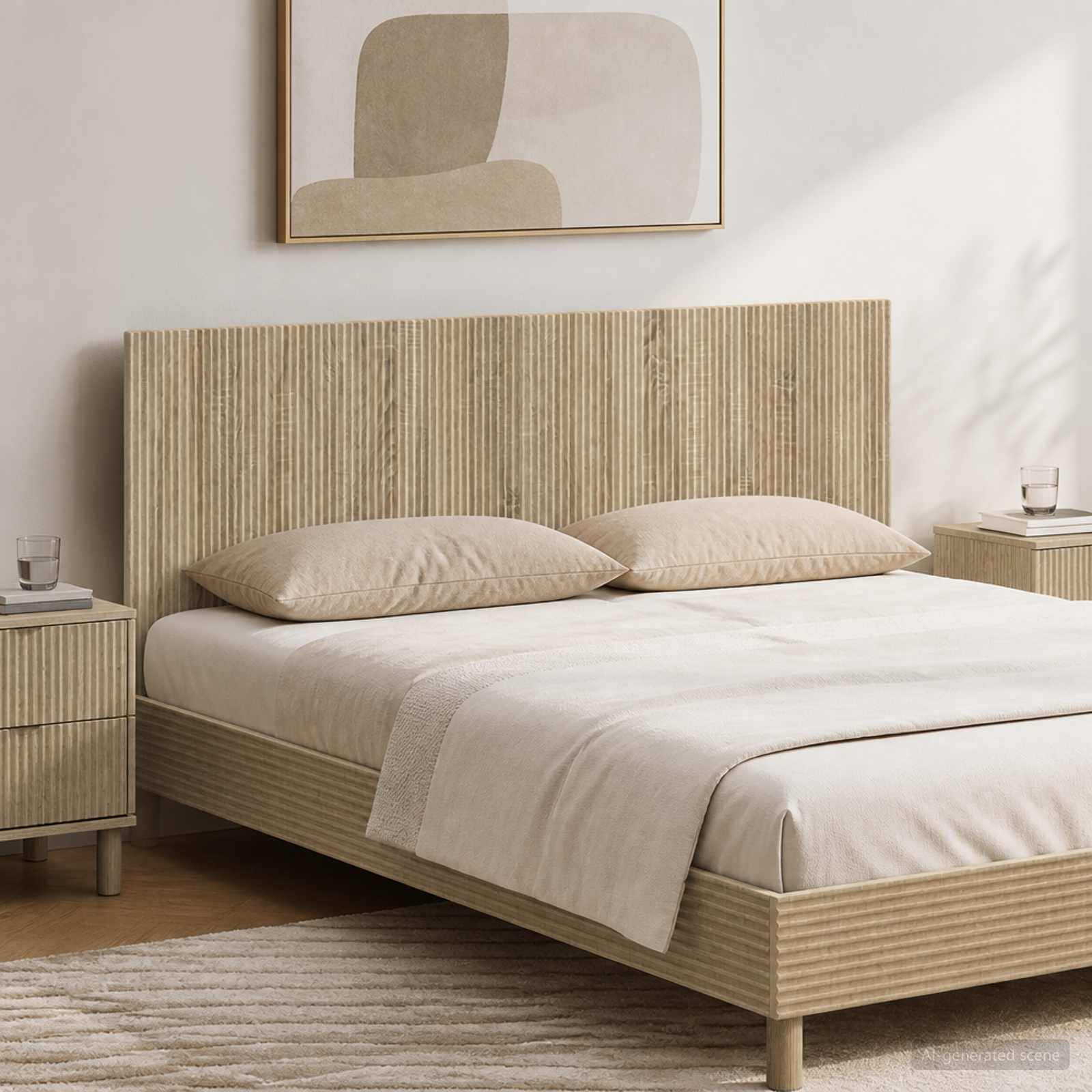 Wall-Mounted Headboard ARNHEM Sonoma Oak Engineered Wood