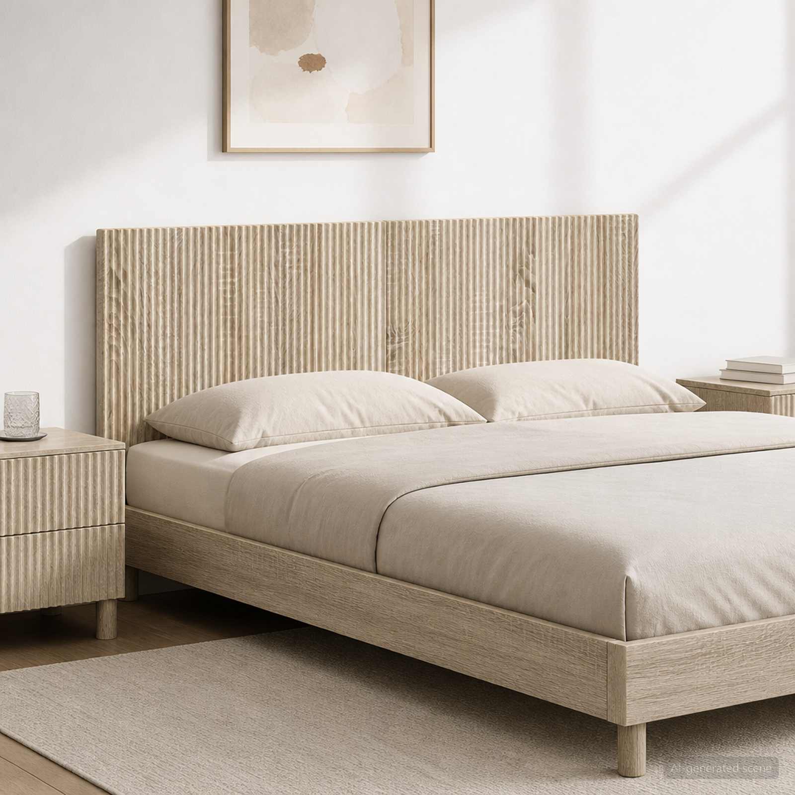 Wall-Mounted Headboard ARNHEM Sonoma Oak Engineered Wood