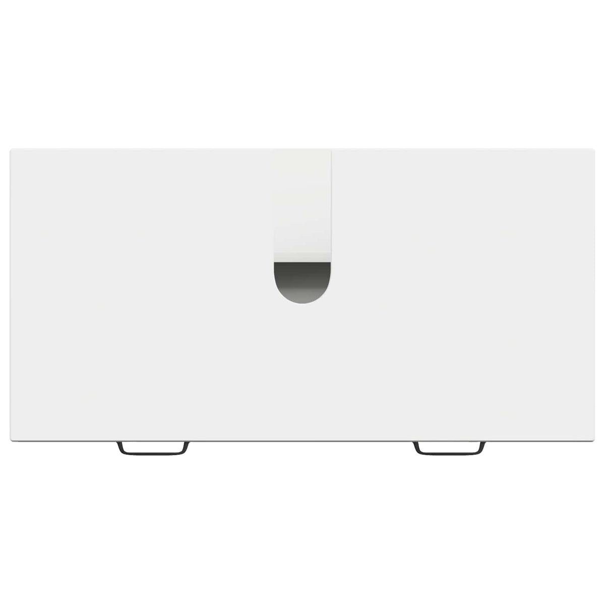 Bathroom Sink Cabinet HAARLEM White 82 x 41 x 58.5 cm
