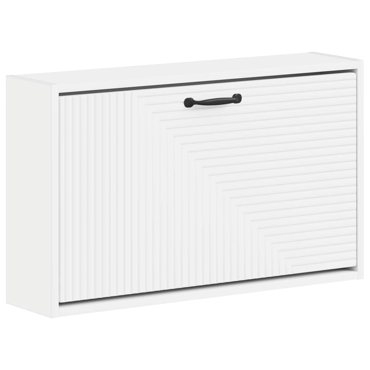 Wall-Mounted Shoe Cabinet HAARLEM 71 x 17 x 43 cm White