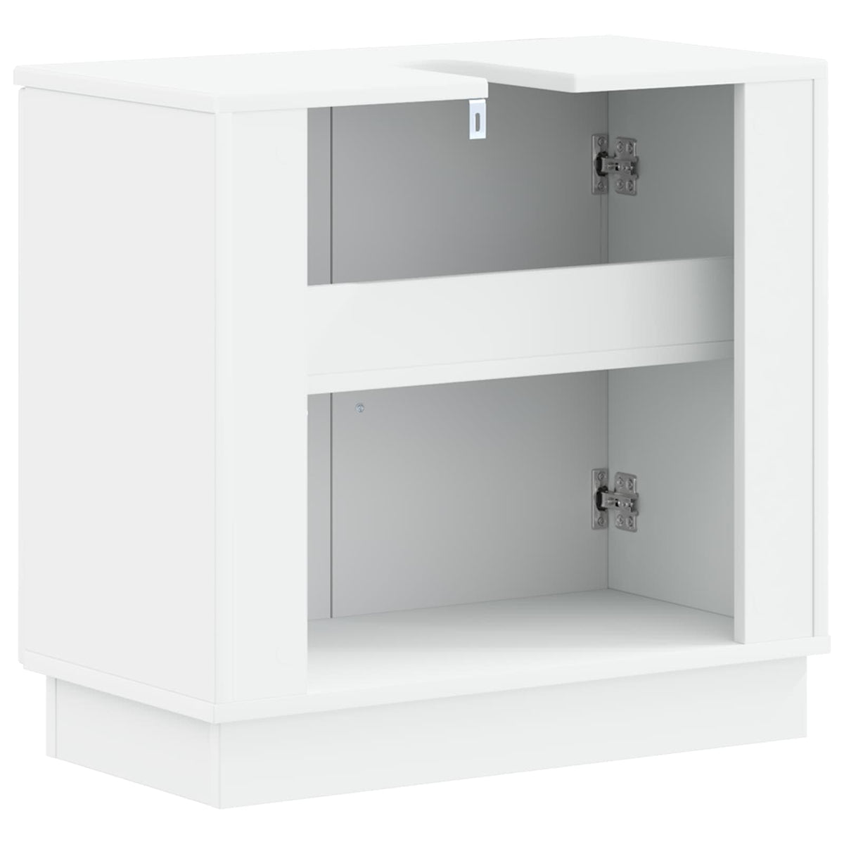 Bathroom Sink Cabinet HOORN White 59.5 x 31.5 x 56 cm