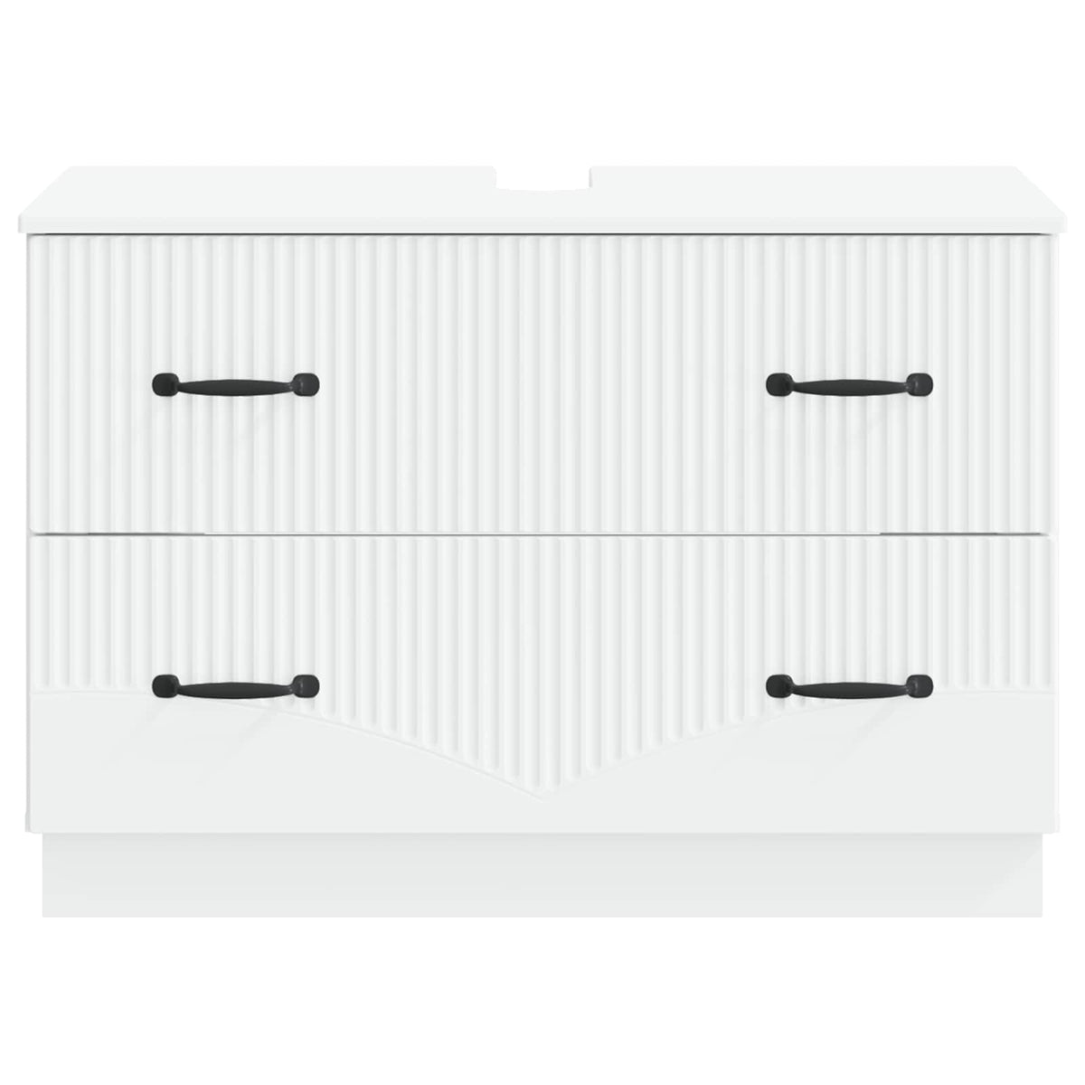 Bathroom Sink Cabinet HOORN White 82 x 41 x 56 cm