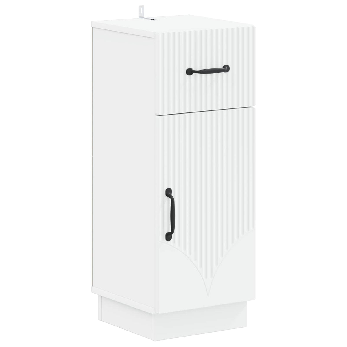Bathroom Storage Cabinet HOORN White 30 x 31 x 77 cm