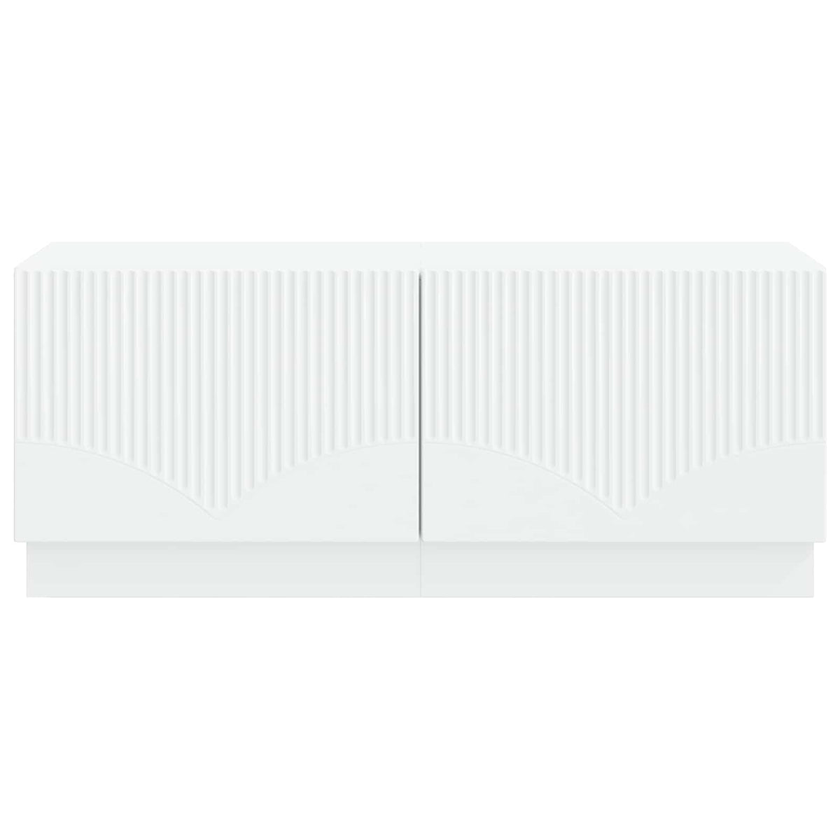 TV Cabinet White Engineered Wood