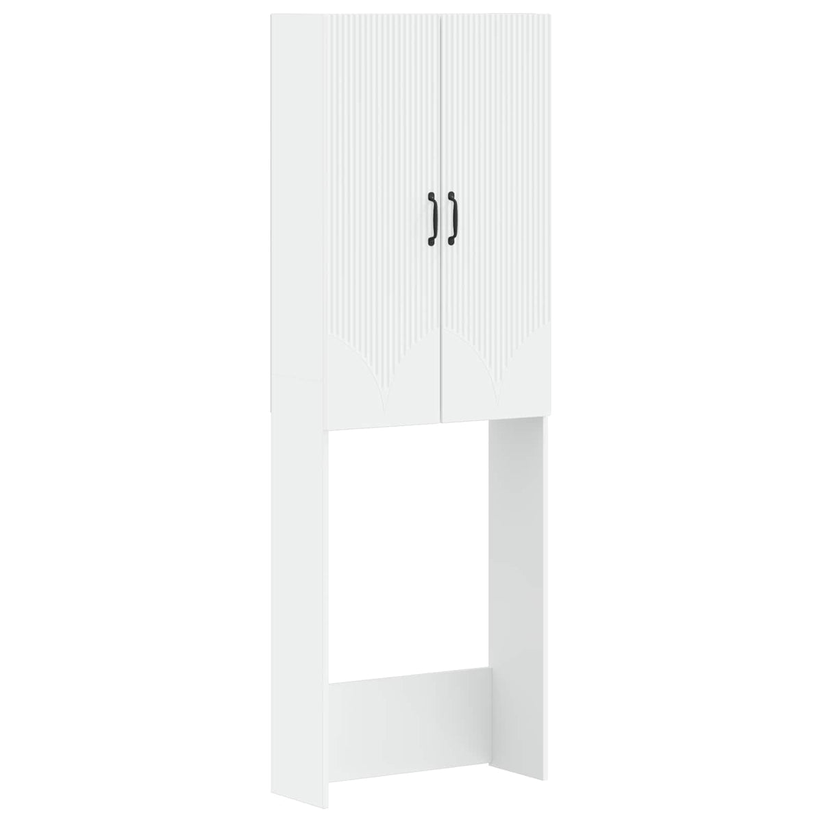 Toilet Cabinet HOORN White 66 x 25.5 x 190 cm Engineered Wood
