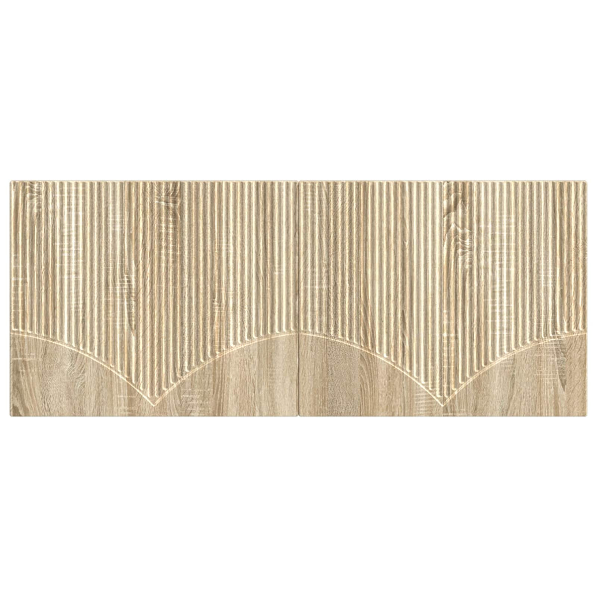 Wall-Mounted Headboard HOORN Sonoma Oak Engineered Wood