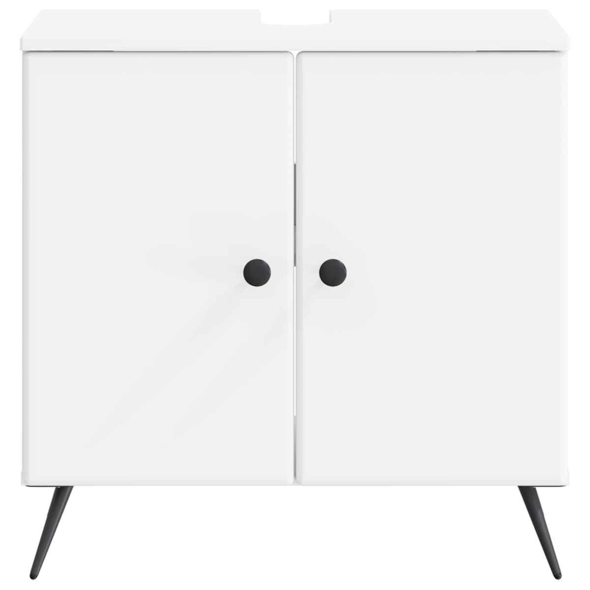 Bathroom Sink Cabinet BREDA White 59.5 x 31.5 x 59 cm