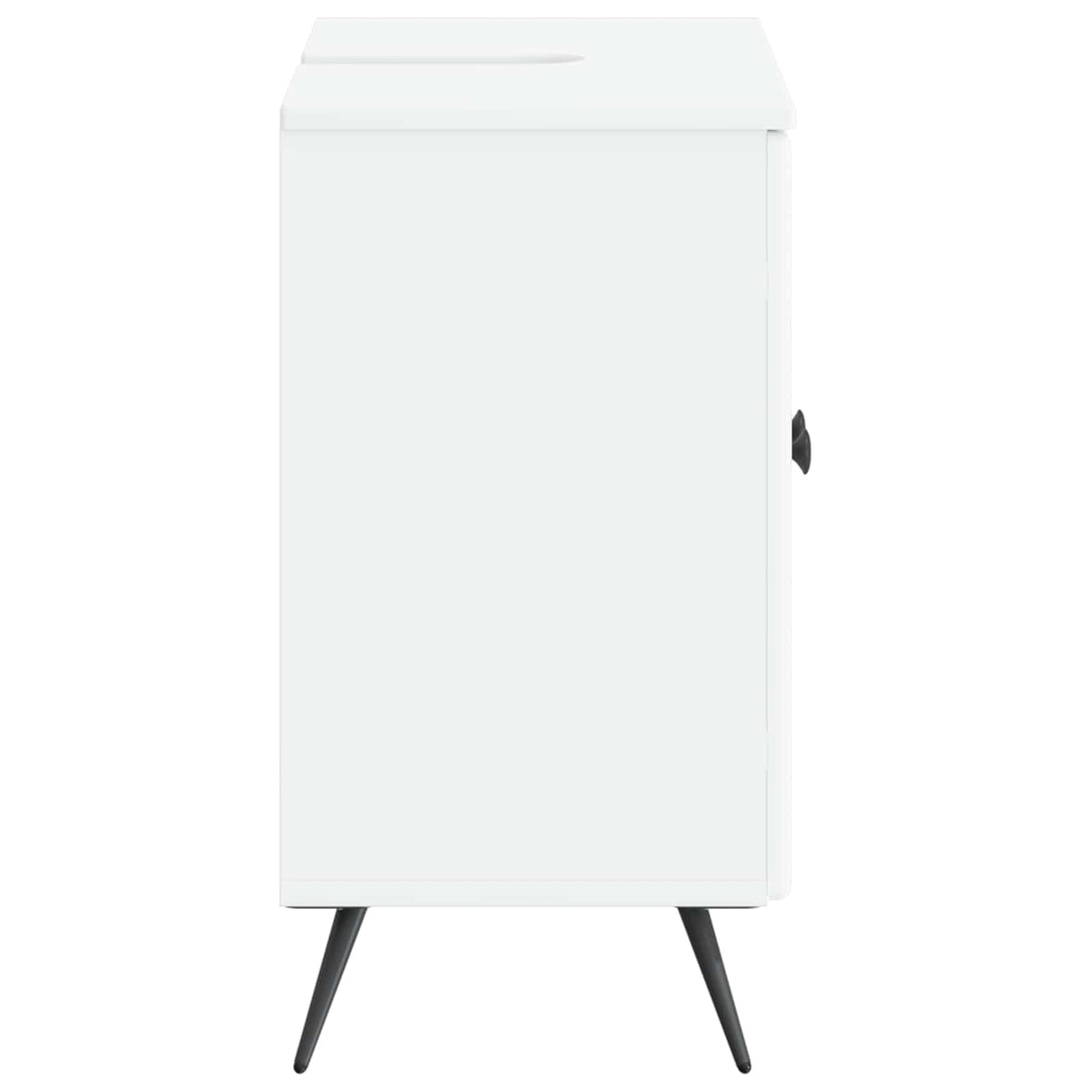 Bathroom Sink Cabinet BREDA White 59.5 x 31.5 x 59 cm