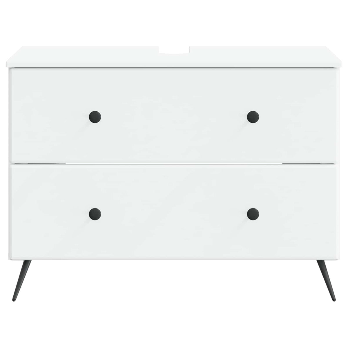Bathroom Sink Cabinet BREDA White 82 x 41 x 59 cm
