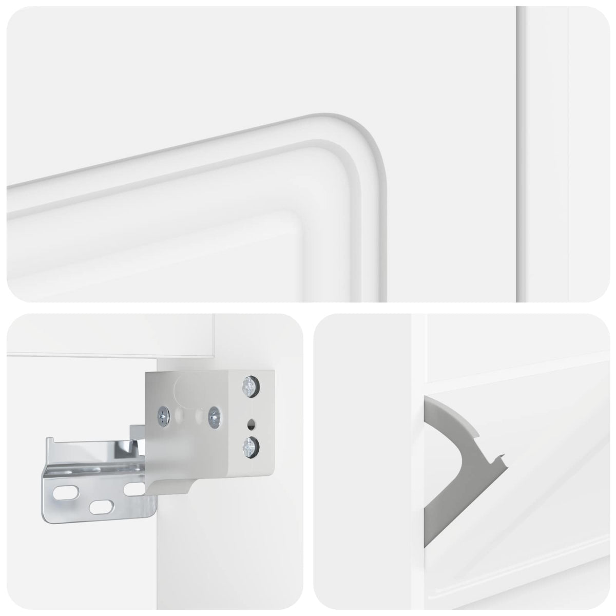 Wall-Mounted Shoe Cabinet UTRECHT 71 x 17 x 86 cm White
