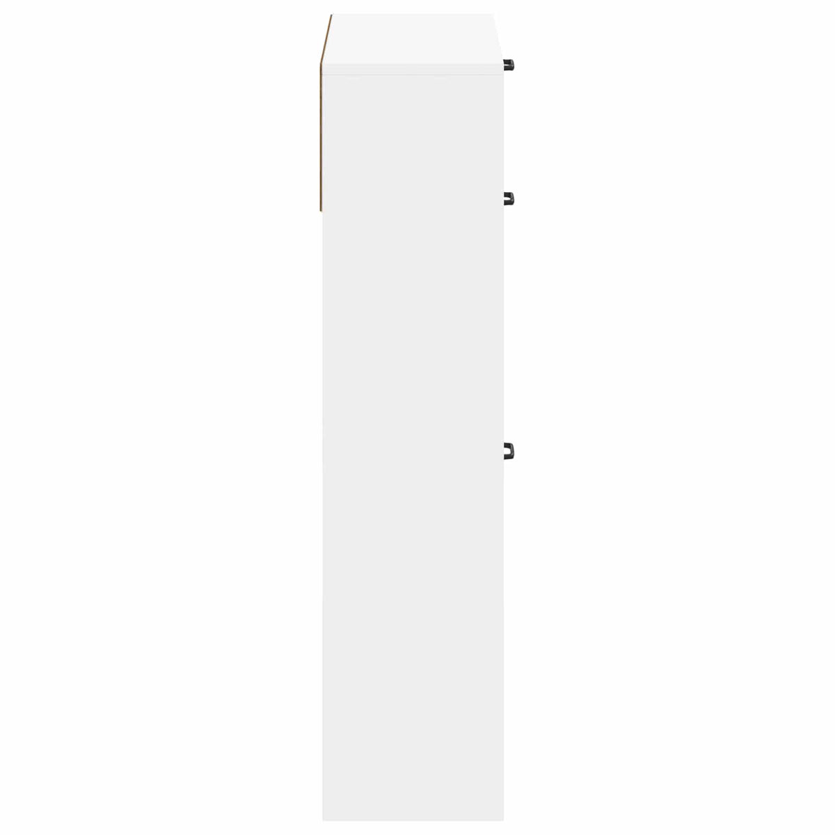Shoe Cabinet UTRECHT 78 x 24 x 100 cm Engineered Wood White