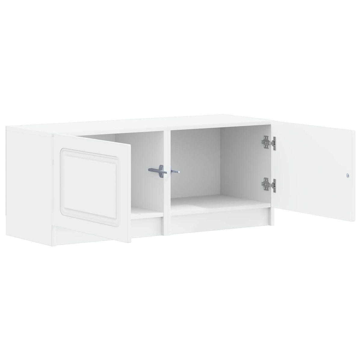TV Cabinet White Engineered Wood
