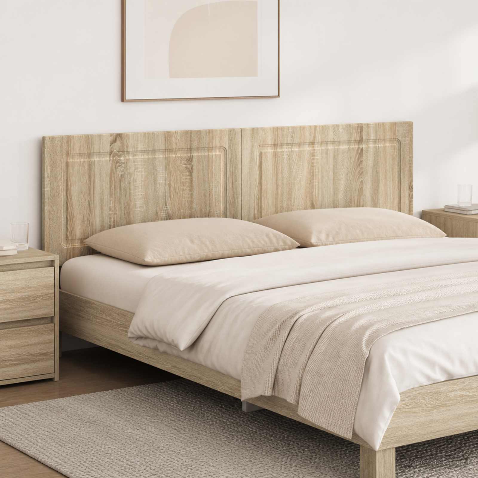 Wall-Mounted Headboard UTRECHT Sonoma Oak Engineered Wood