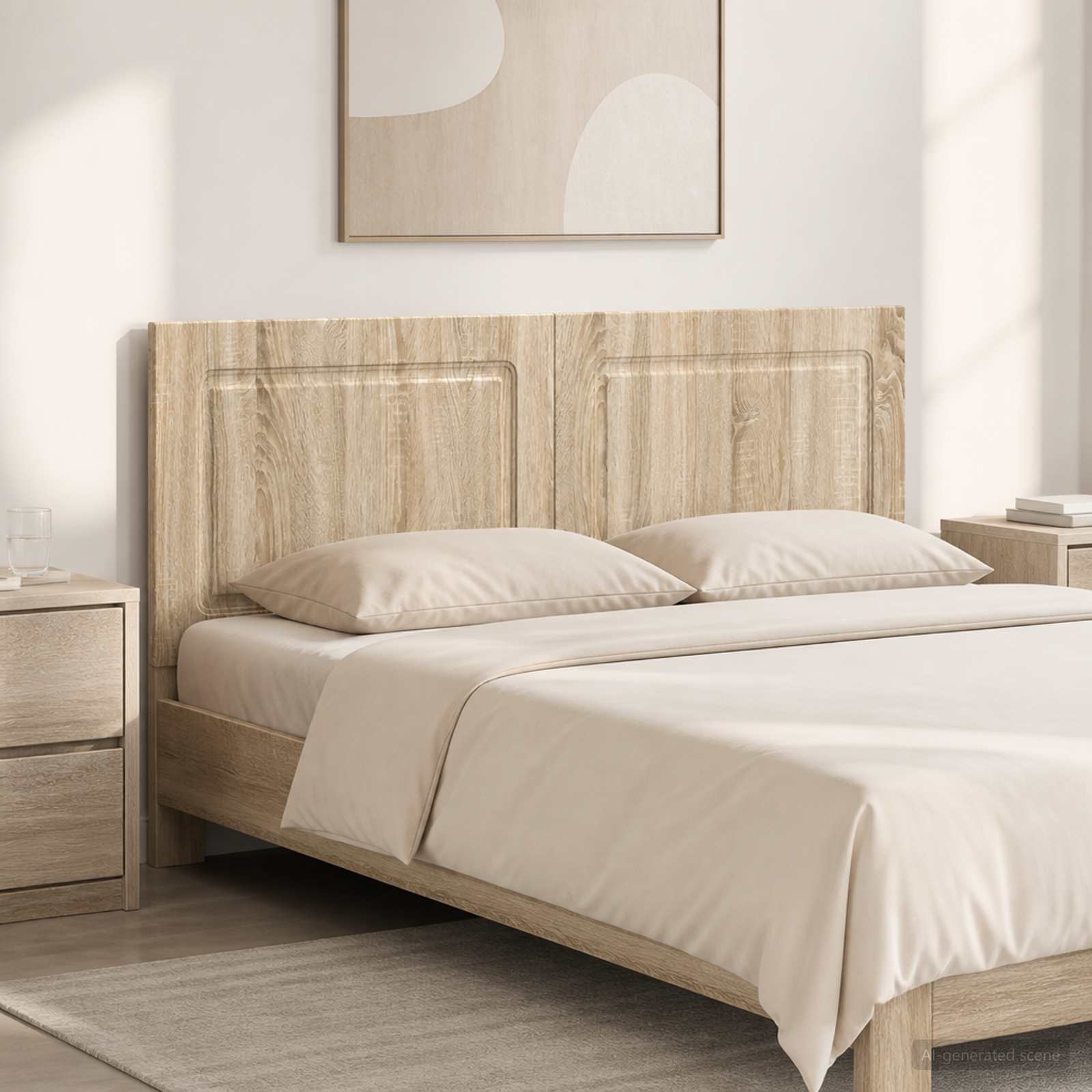 Wall-Mounted Headboard UTRECHT Sonoma Oak Engineered Wood