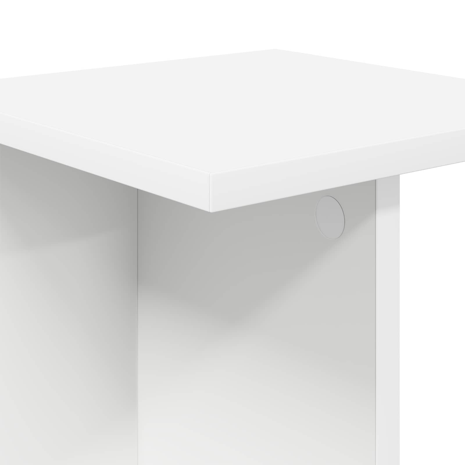 Plant Stand 2 pcs White 25 x 25.5 x 60.5 cm Engineered Wood