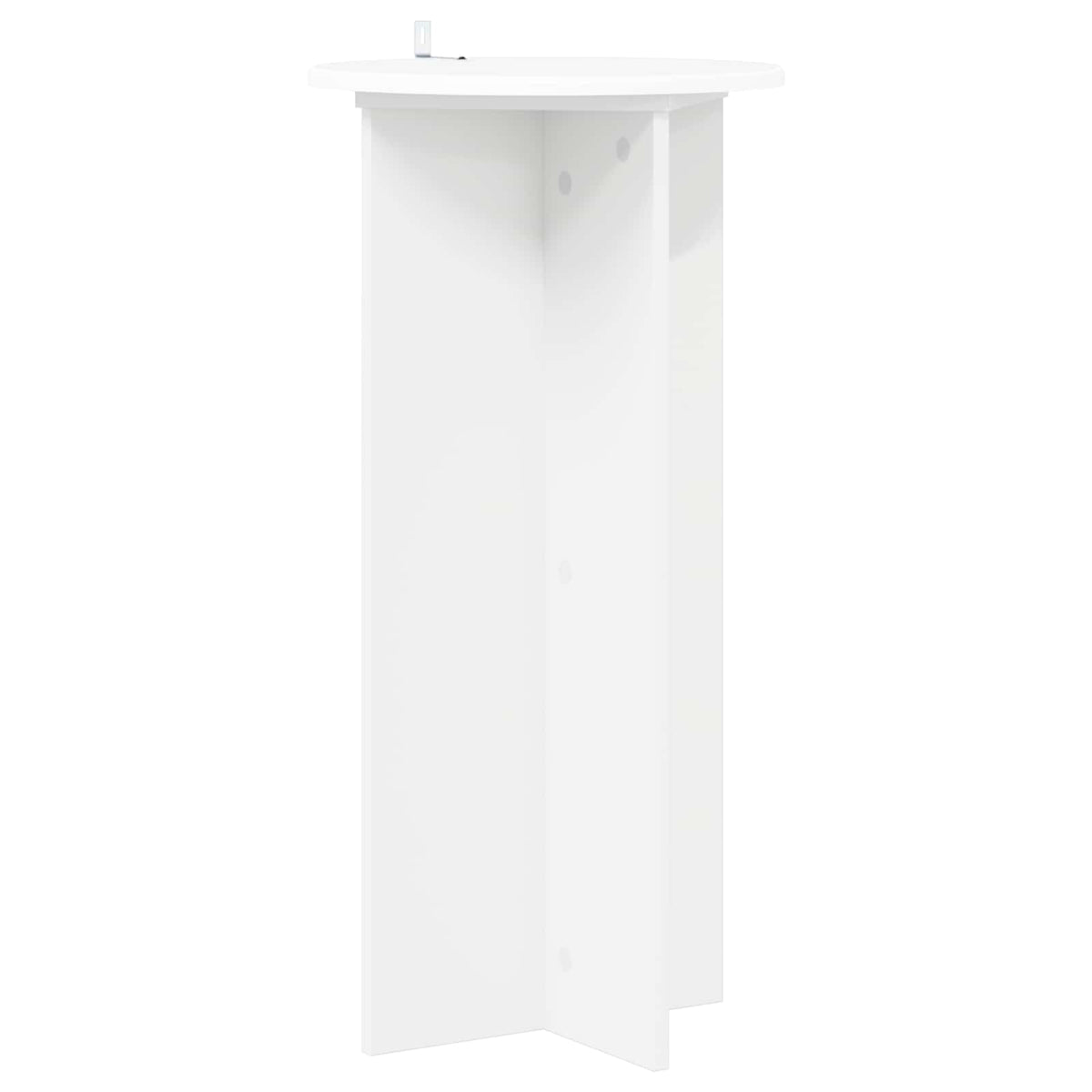 Plant Stand 2 pcs White Ø40 x 80 cm Engineered Wood