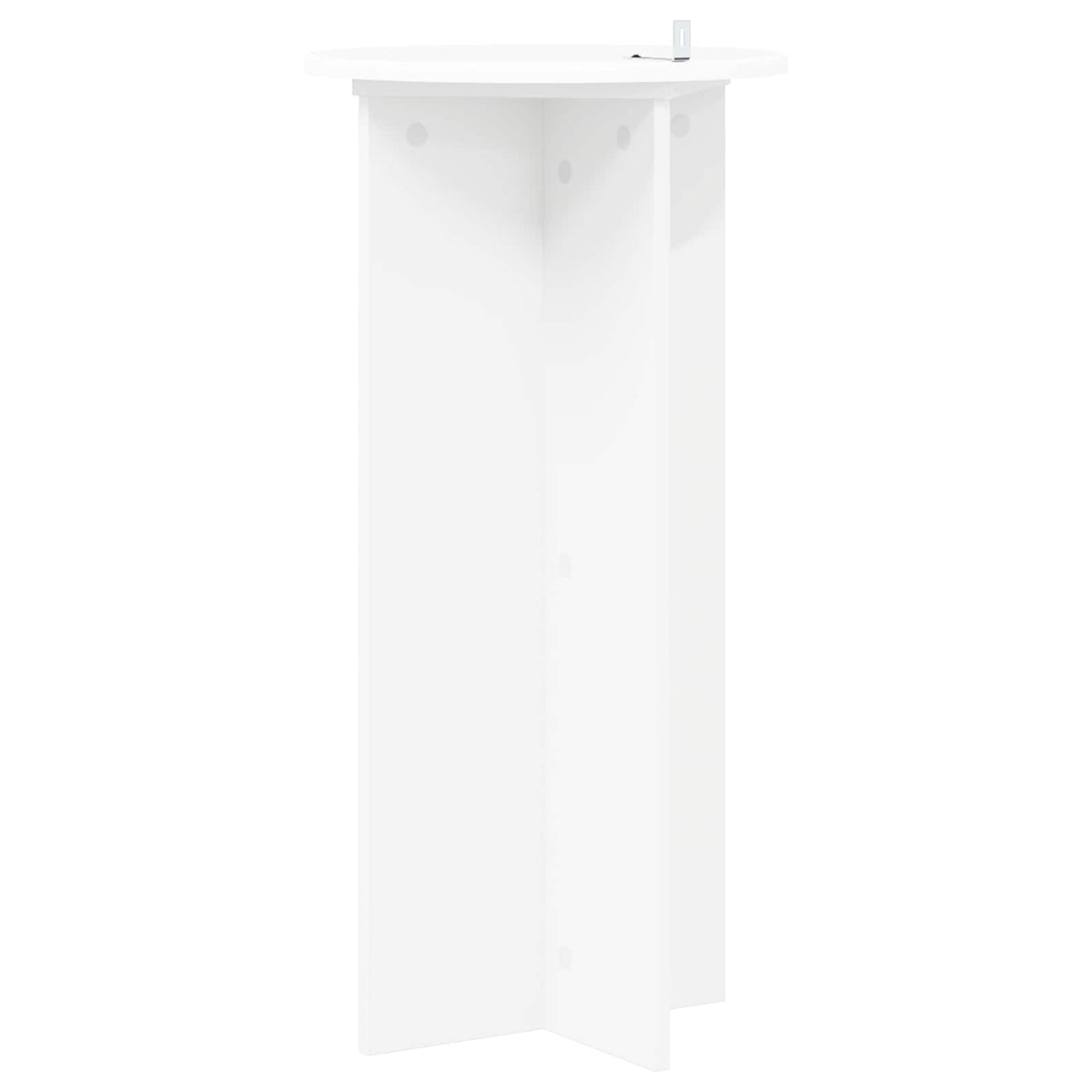 Plant Stand 2 pcs White Ø40 x 80 cm Engineered Wood