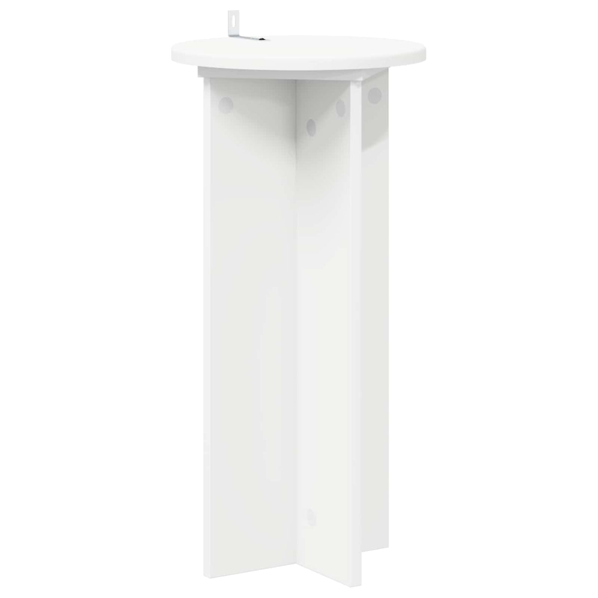 Plant Stand 2 pcs White Ø29.5 x 60 cm Engineered Wood