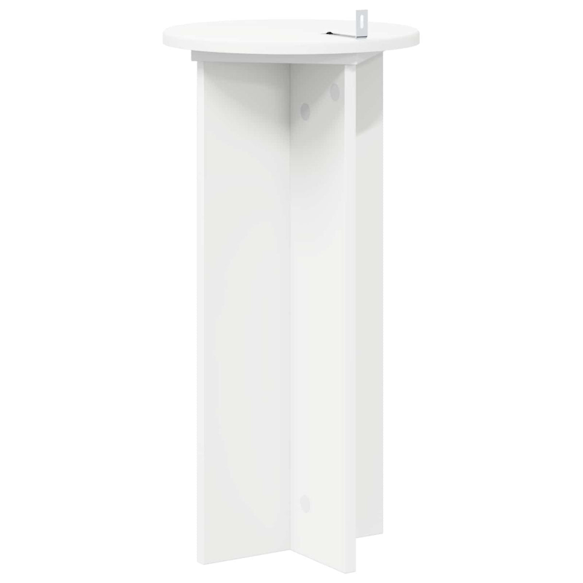 Plant Stand 2 pcs White Ø29.5 x 60 cm Engineered Wood