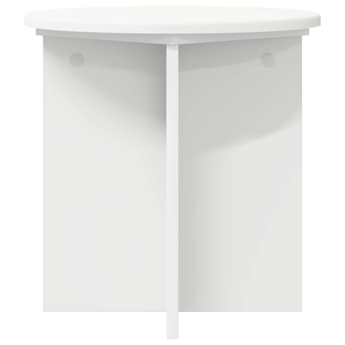 Plant Stand 2 pcs White Ø40 x 40 cm Engineered Wood