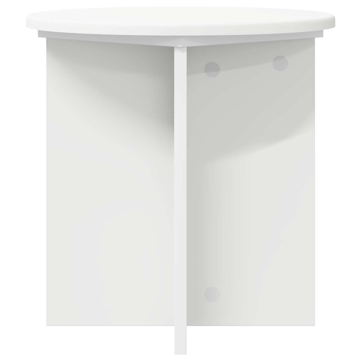Plant Stand 2 pcs White Ø40 x 40 cm Engineered Wood