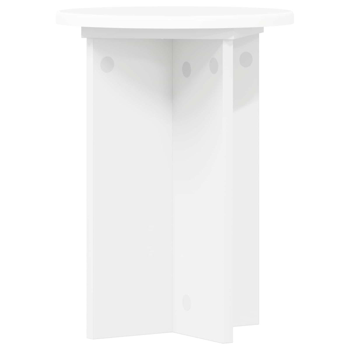 Plant Stand 2 pcs White Ø29.5 x 40 cm Engineered Wood