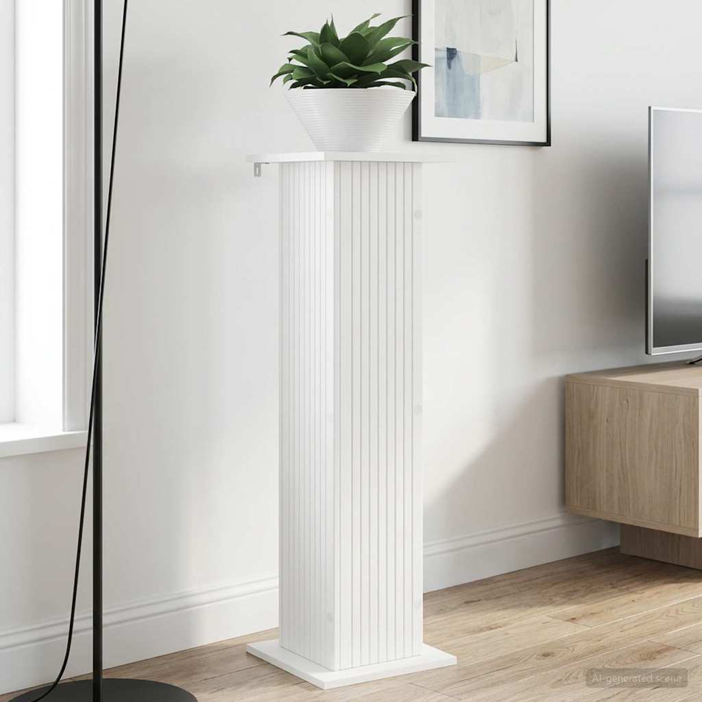 Plant Stand 2 pcs White 30.5 x 30 x 100.5 cm Engineered Wood
