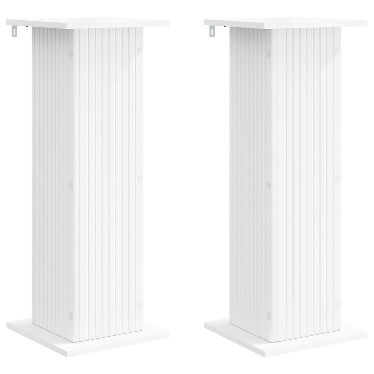 Plant Stand 2 pcs White 30.5 x 30 x 80.5 cm Engineered Wood