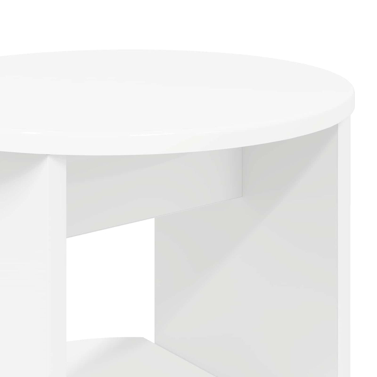 Side Cabinet White 40 x 40 x 100 cm Engineered Wood