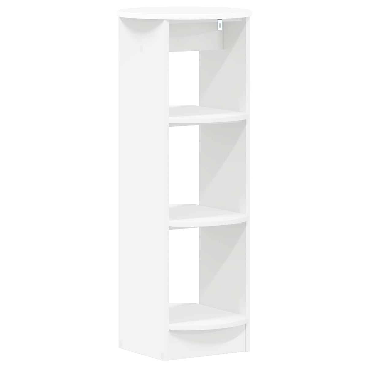 Side Cabinet White 40 x 40 x 100 cm Engineered Wood