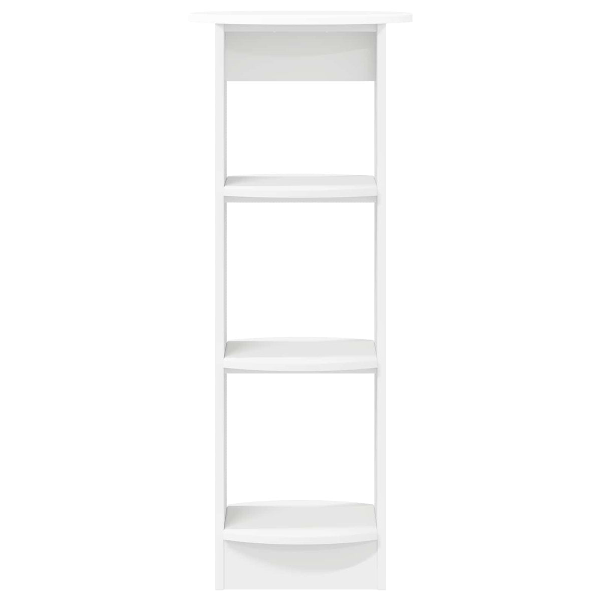Side Cabinet White 40 x 40 x 100 cm Engineered Wood