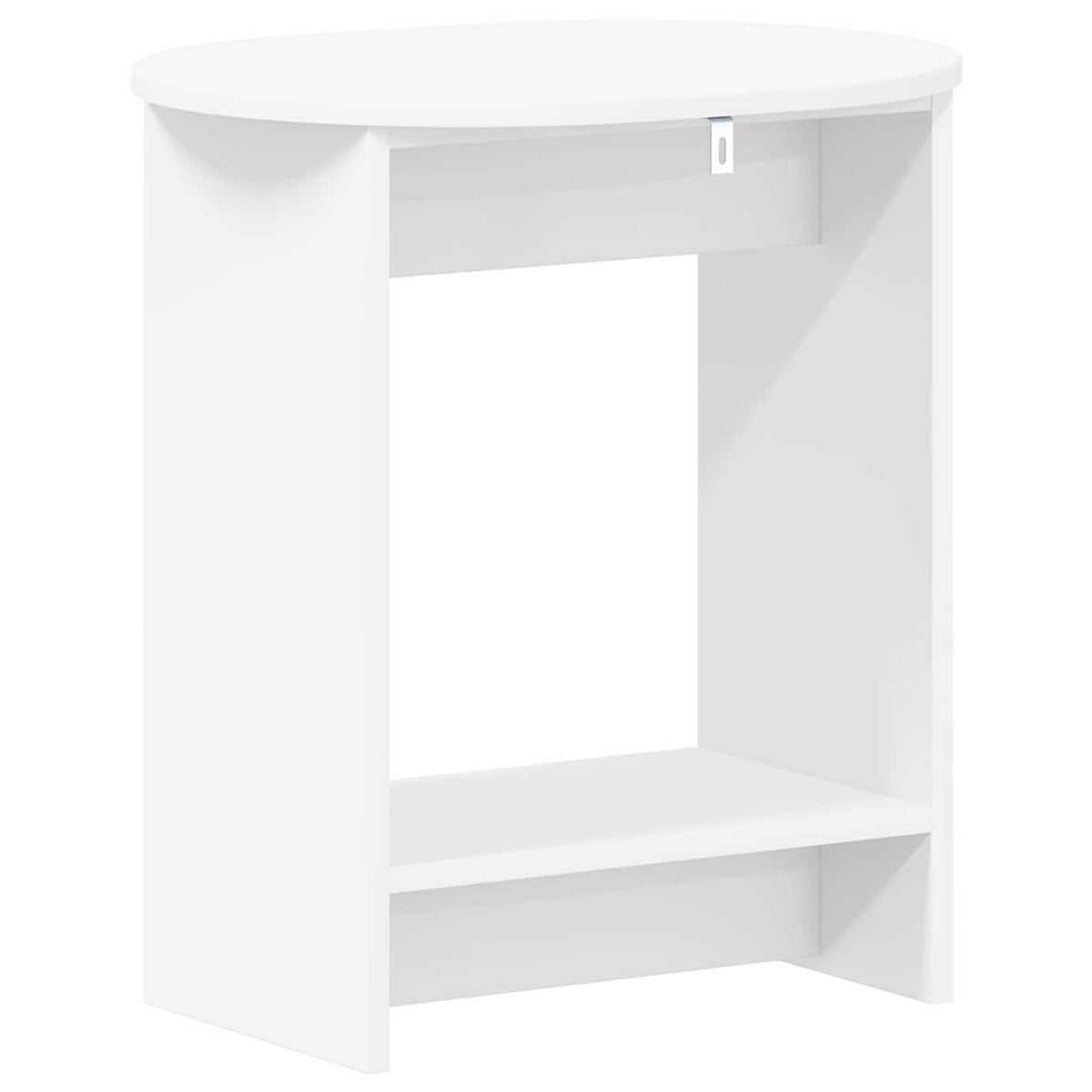 Side Table White 50 x 39.5 x 55 cm Engineered Wood