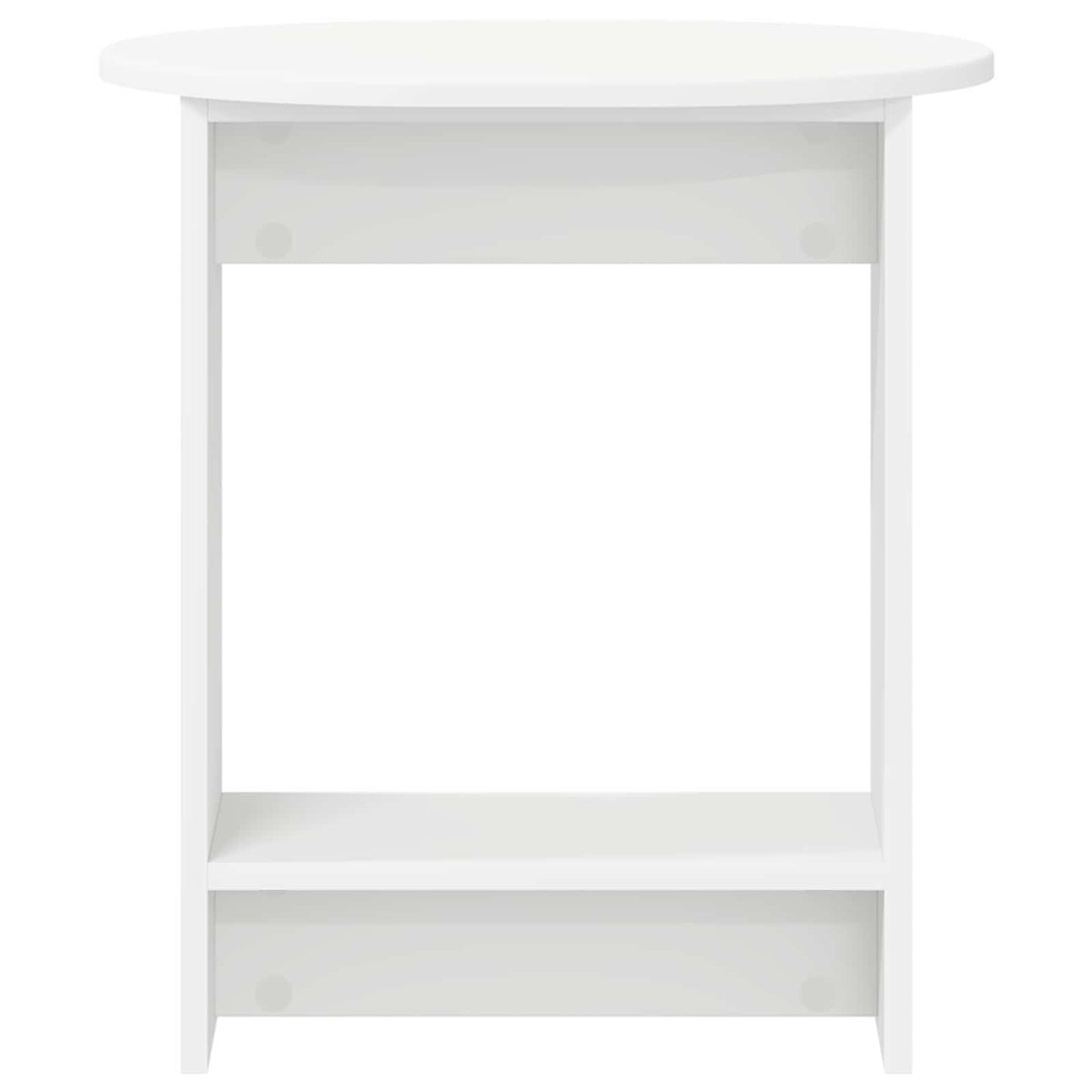 Side Table White 50 x 39.5 x 55 cm Engineered Wood