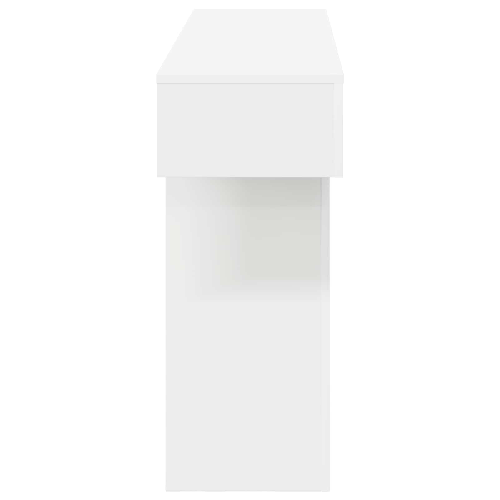 White 160 x 30 x 74 cm