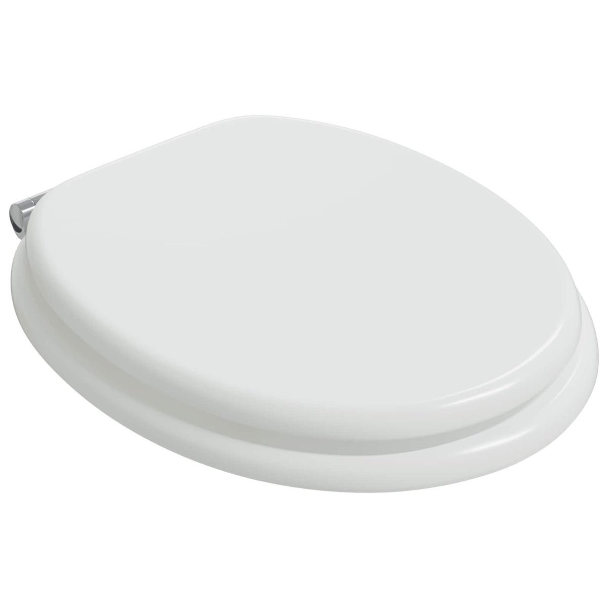 Soft-Close Toilet Seat 2 pcs White 44 x 38 cm MDF board