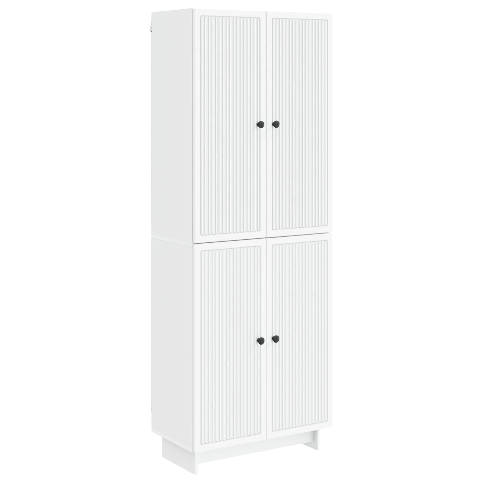 Cabinet Set 2 pcs White 66 x 34.5 x 90 cm Engineered Wood