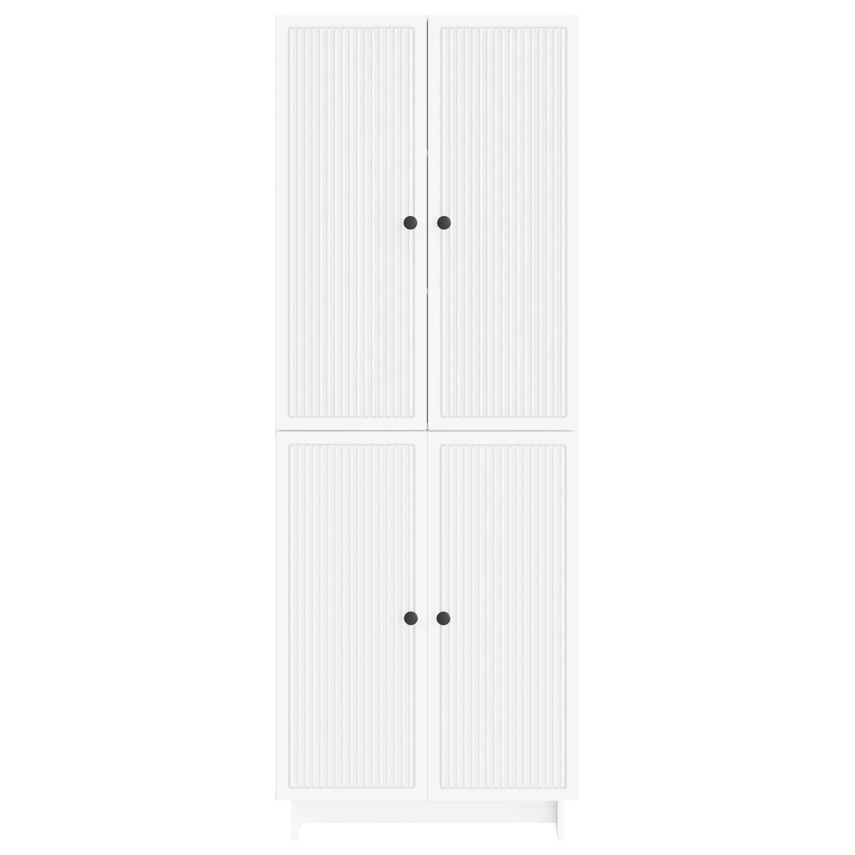 Cabinet Set 2 pcs White 66 x 34.5 x 90 cm Engineered Wood