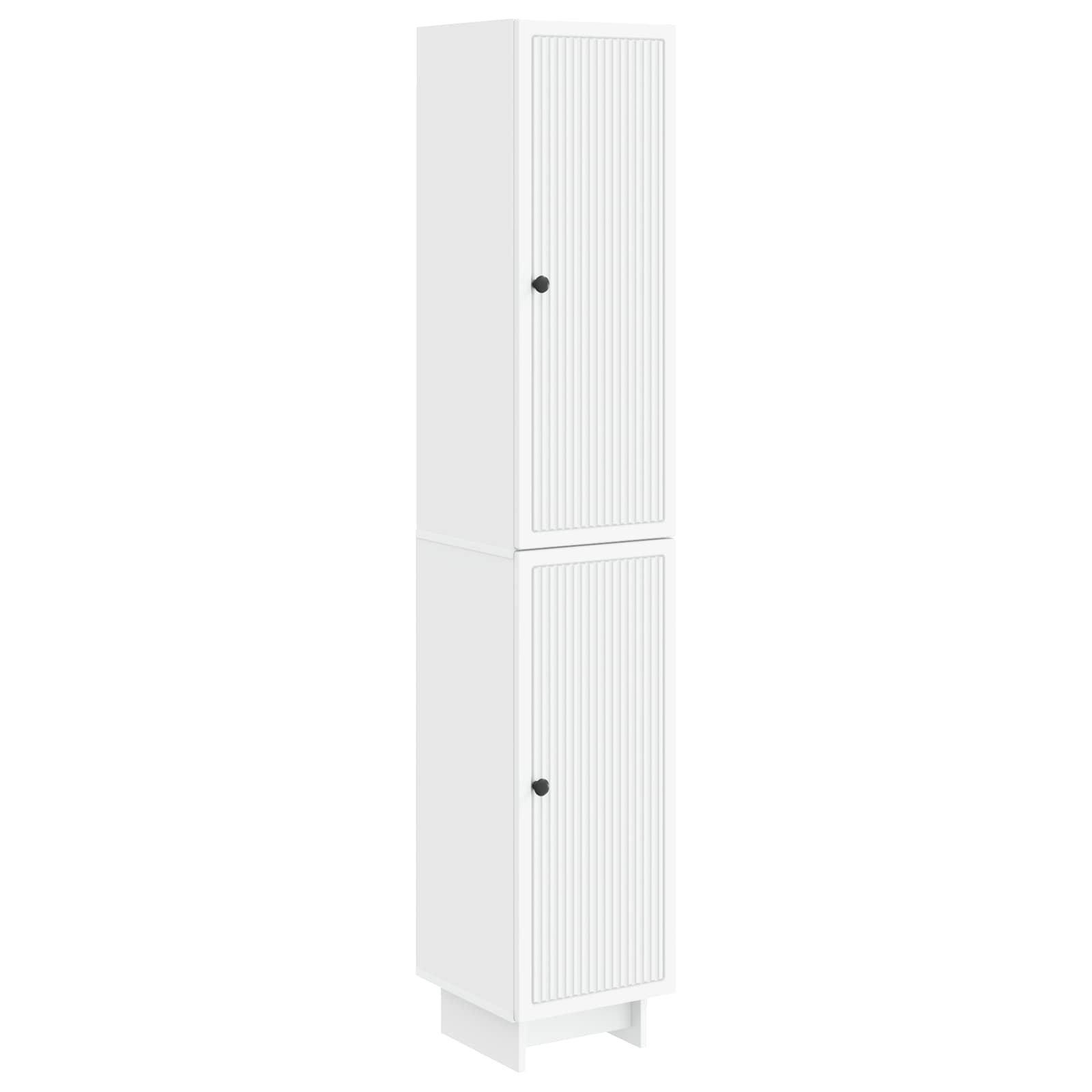 Cabinet Set 2 pcs White 34.5 x 33 x 90 cm Engineered Wood