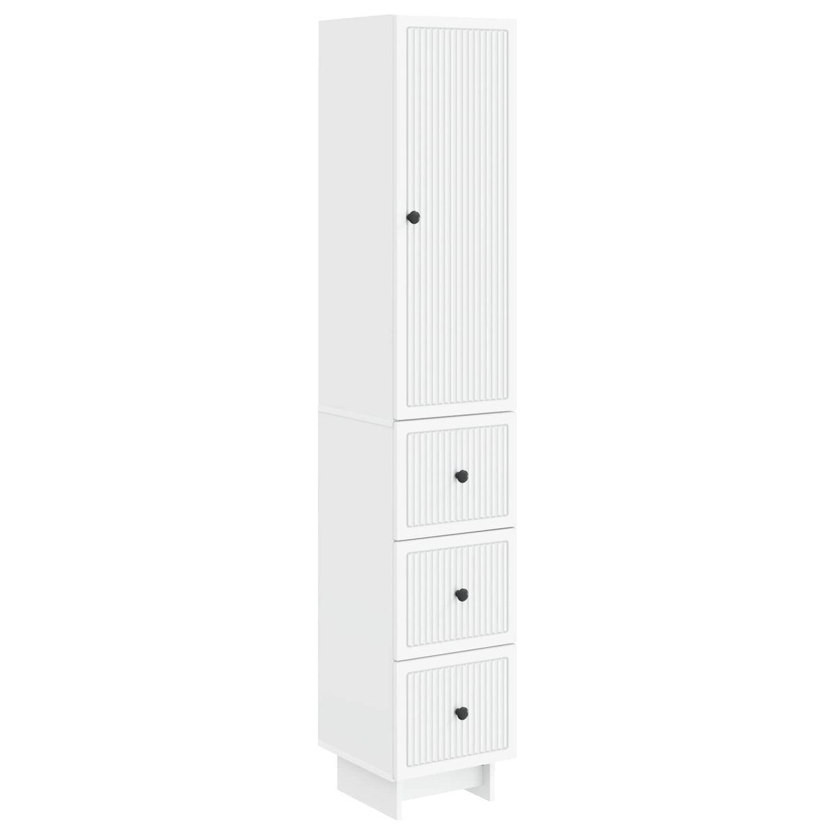 Cabinet Set 2 pcs White 33 x 34.5 x 90 cm Engineered Wood