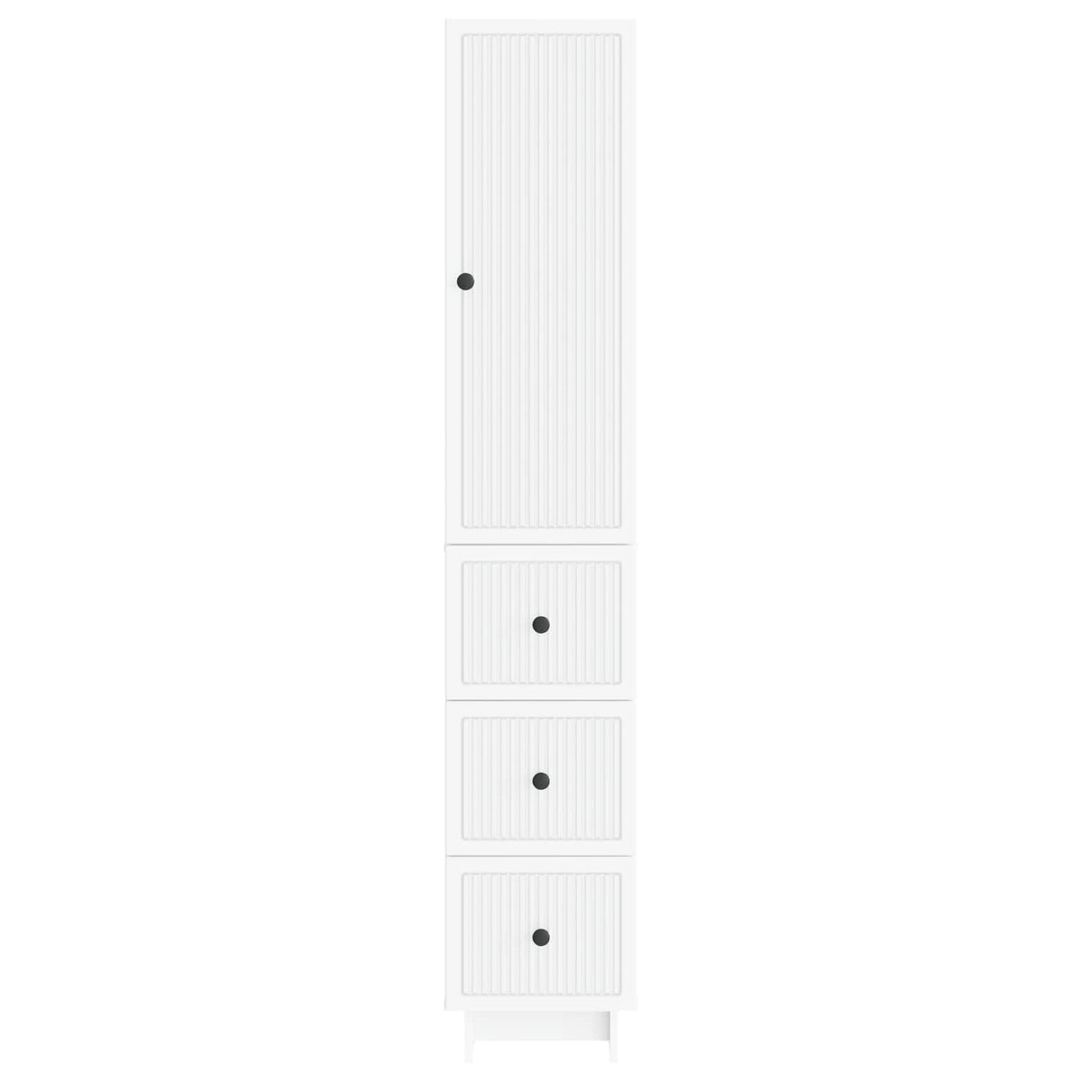 Cabinet Set 2 pcs White 33 x 34.5 x 90 cm Engineered Wood