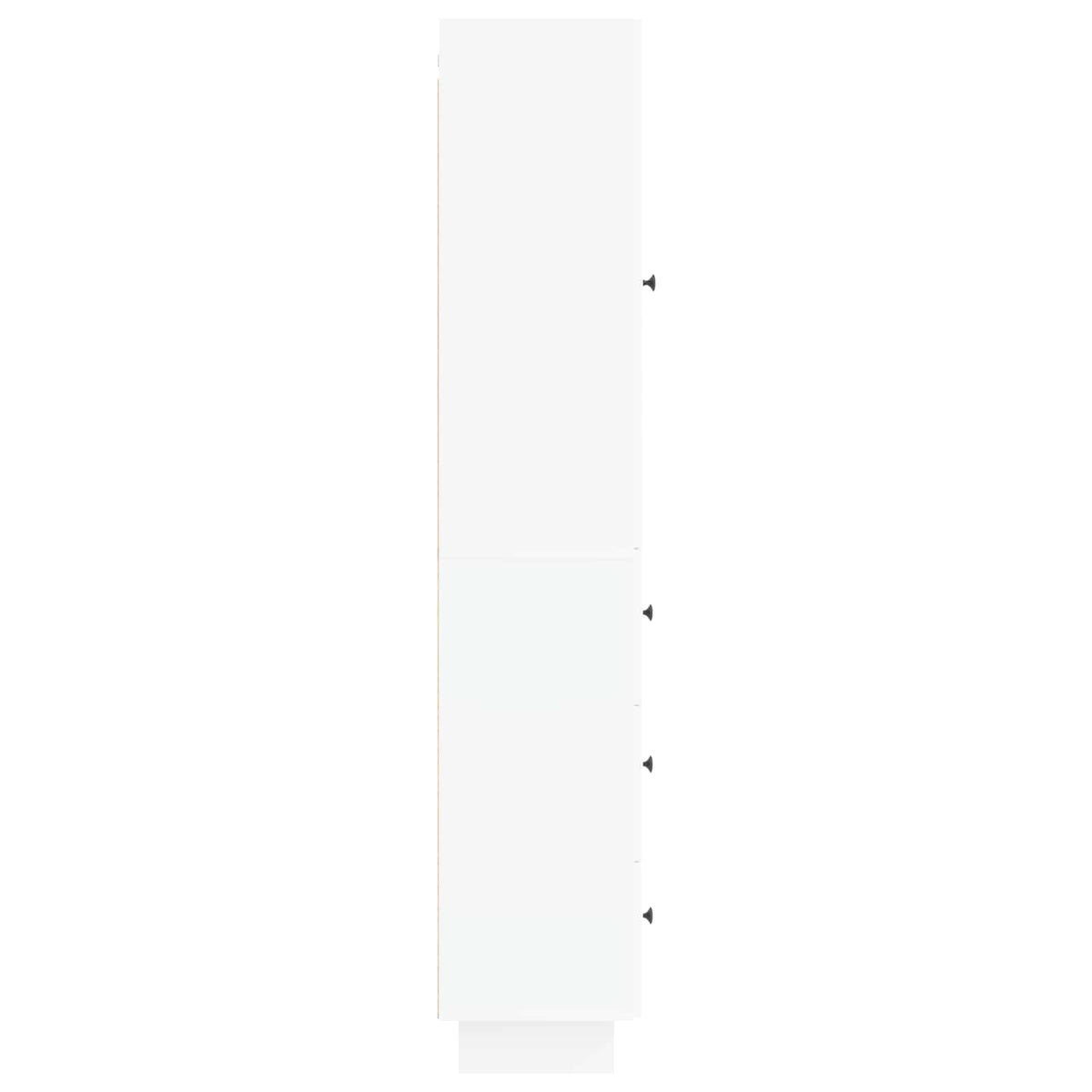 Cabinet Set 2 pcs White 33 x 34.5 x 90 cm Engineered Wood