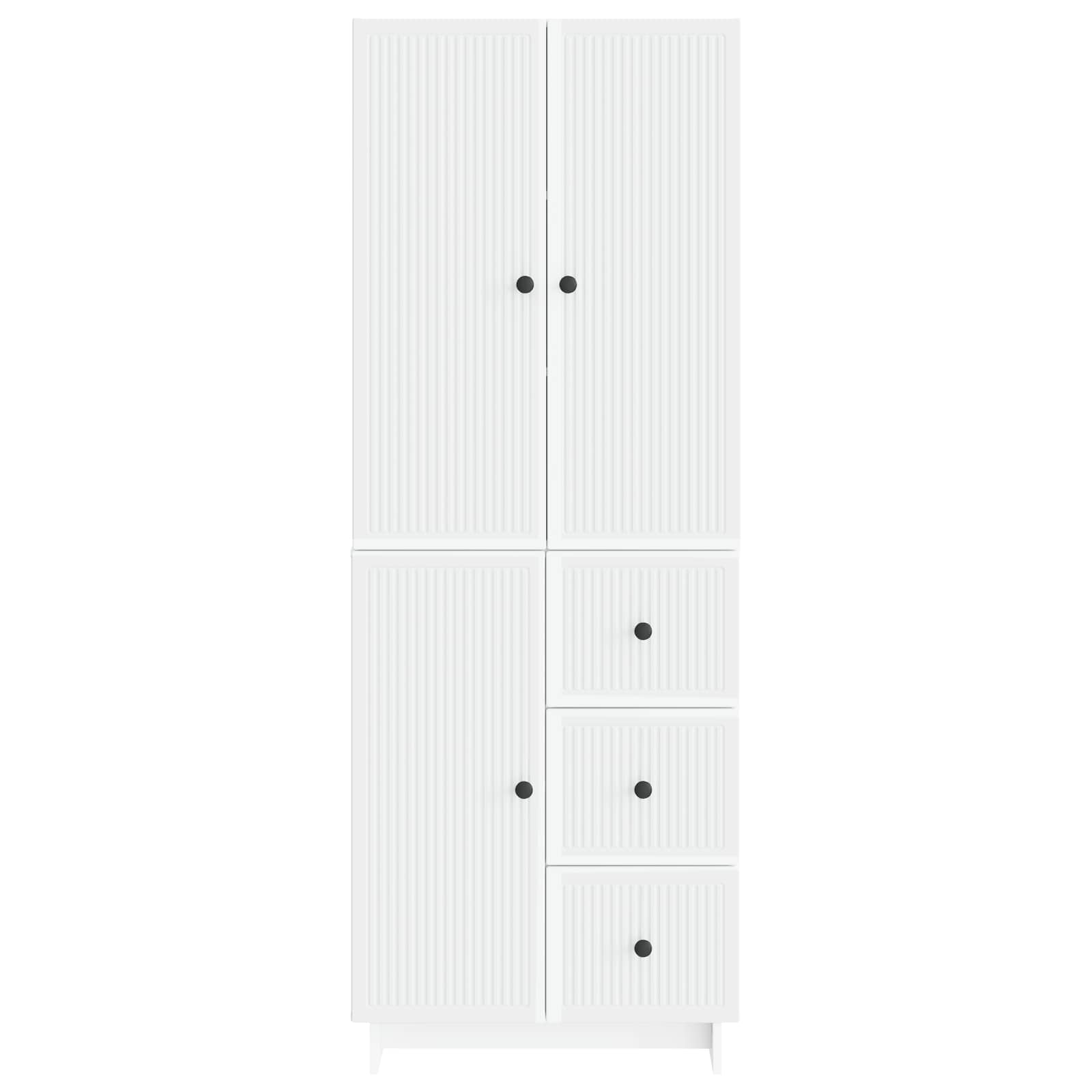 Cabinet Set 2 pcs 66 x 34.5 x 90 cm Engineered Wood