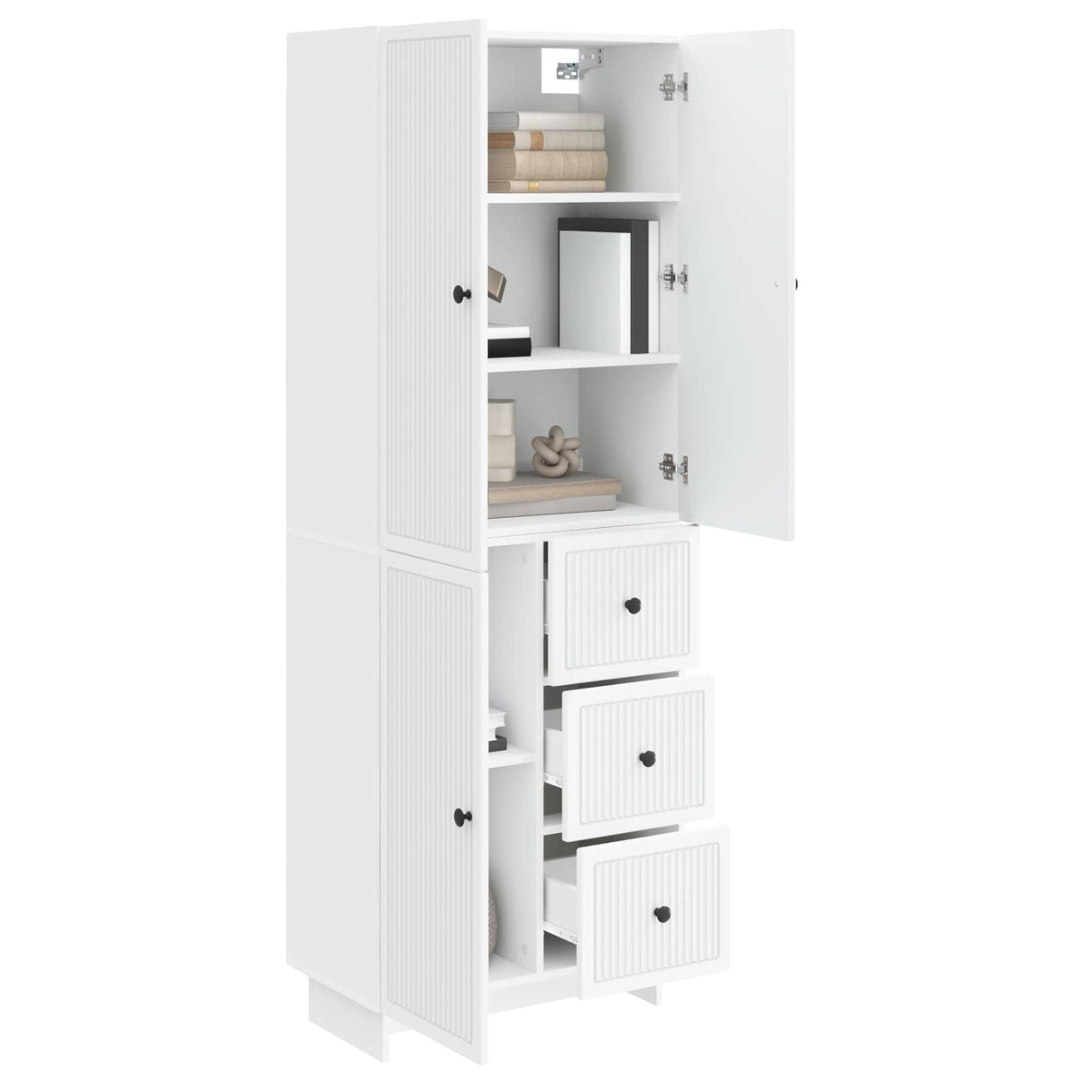 Cabinet Set 2 pcs 66 x 34.5 x 90 cm Engineered Wood