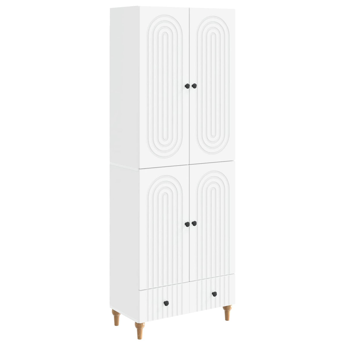 Cabinet Set 2 pcs 66 x 34.5 x 95 cm Engineered Wood
