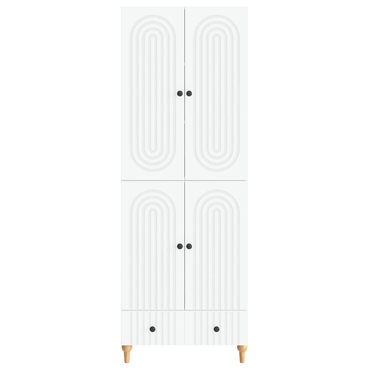 Cabinet Set 2 pcs 66 x 34.5 x 95 cm Engineered Wood