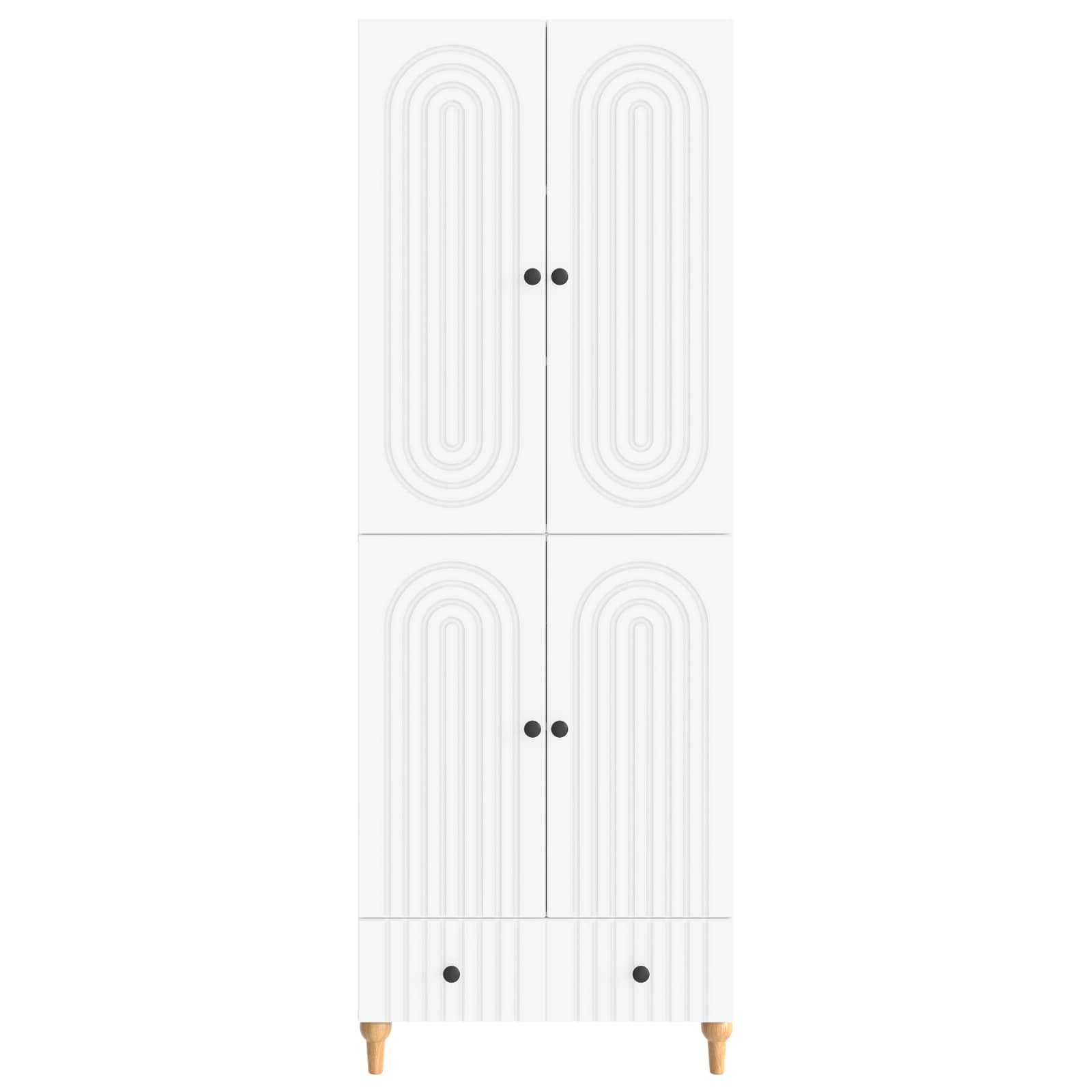 Cabinet Set 2 pcs 66 x 34.5 x 95 cm Engineered Wood