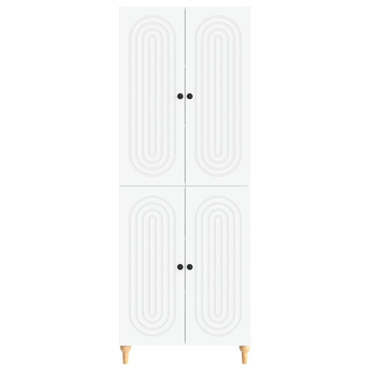 Cabinet Set 2 pcs 66 x 34.5 x 90 cm Engineered Wood