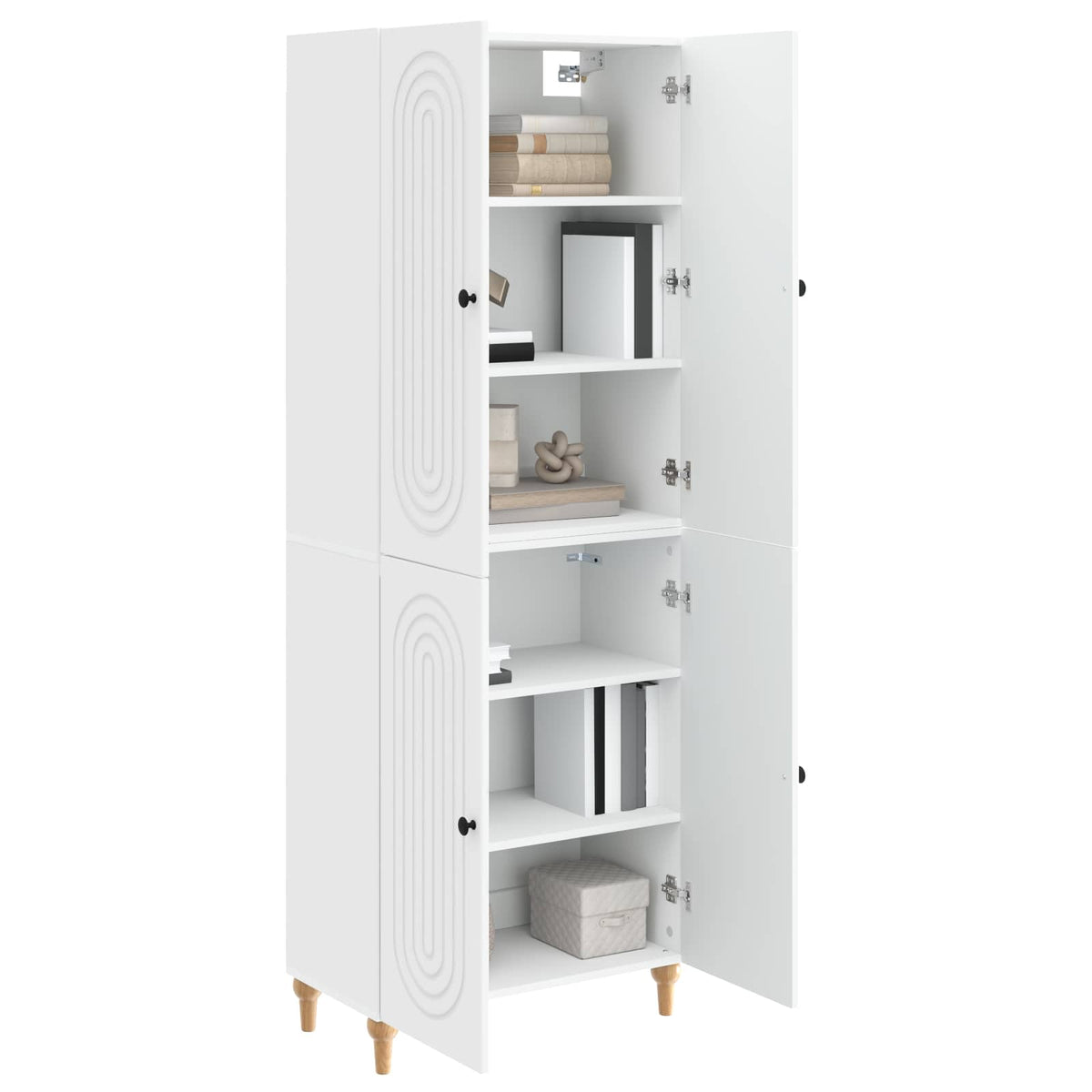 Cabinet Set 2 pcs 66 x 34.5 x 90 cm Engineered Wood