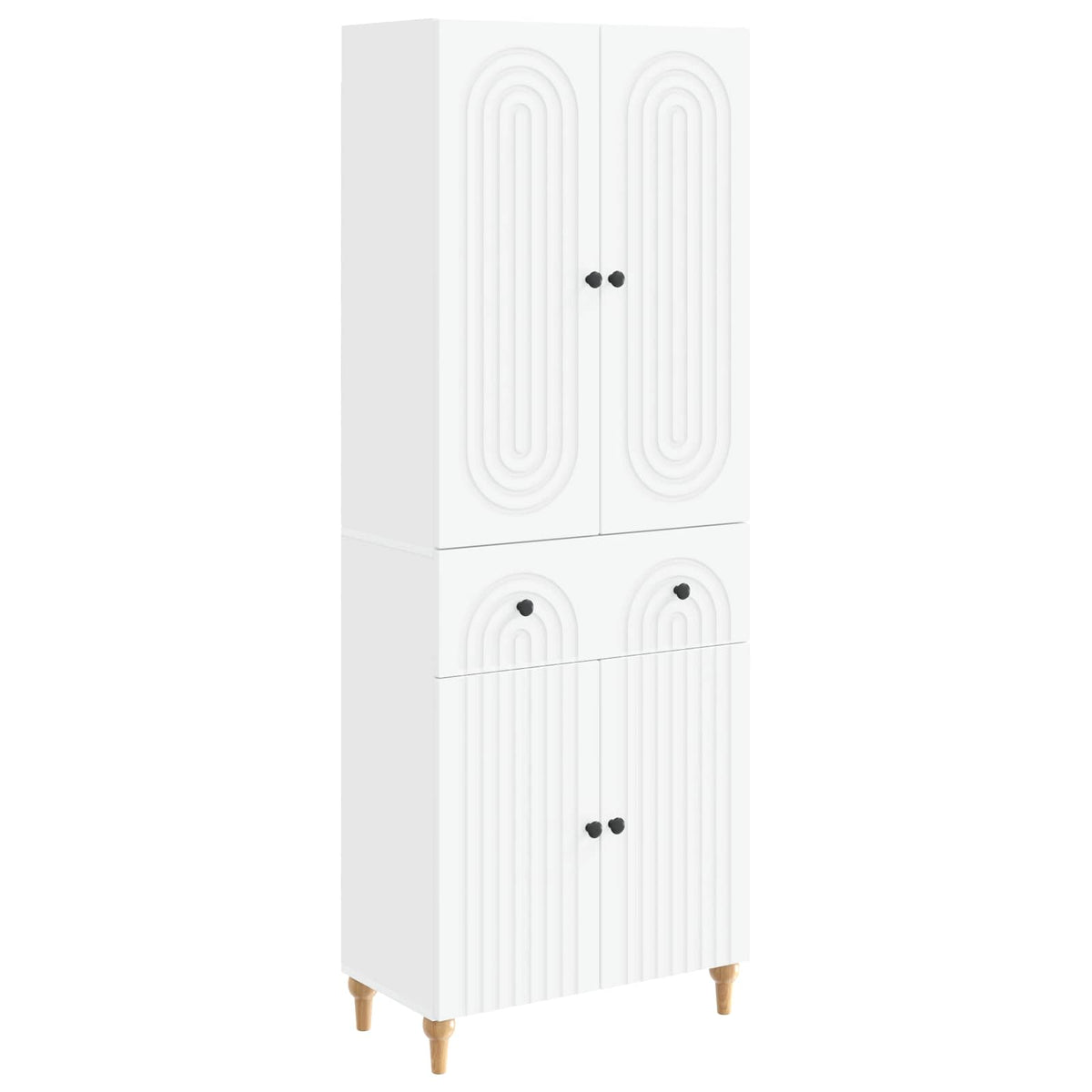 Cabinet Set 2 pcs 66 x 34.5 x 90 cm Engineered Wood